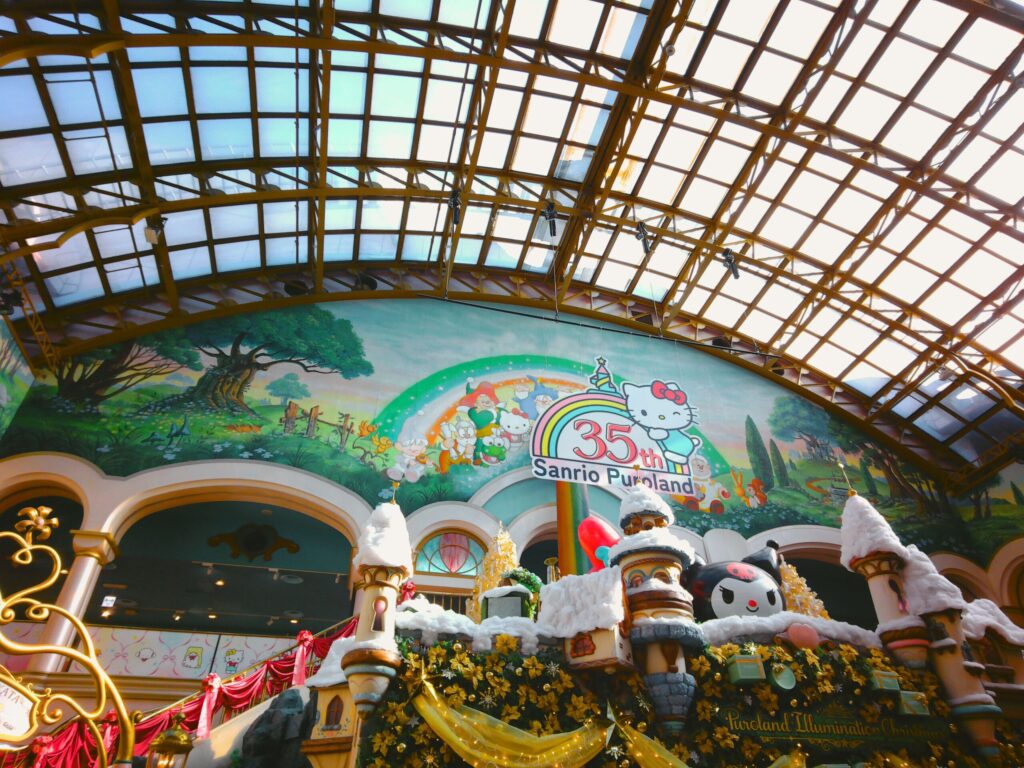 35周年のピューロランド内の写真